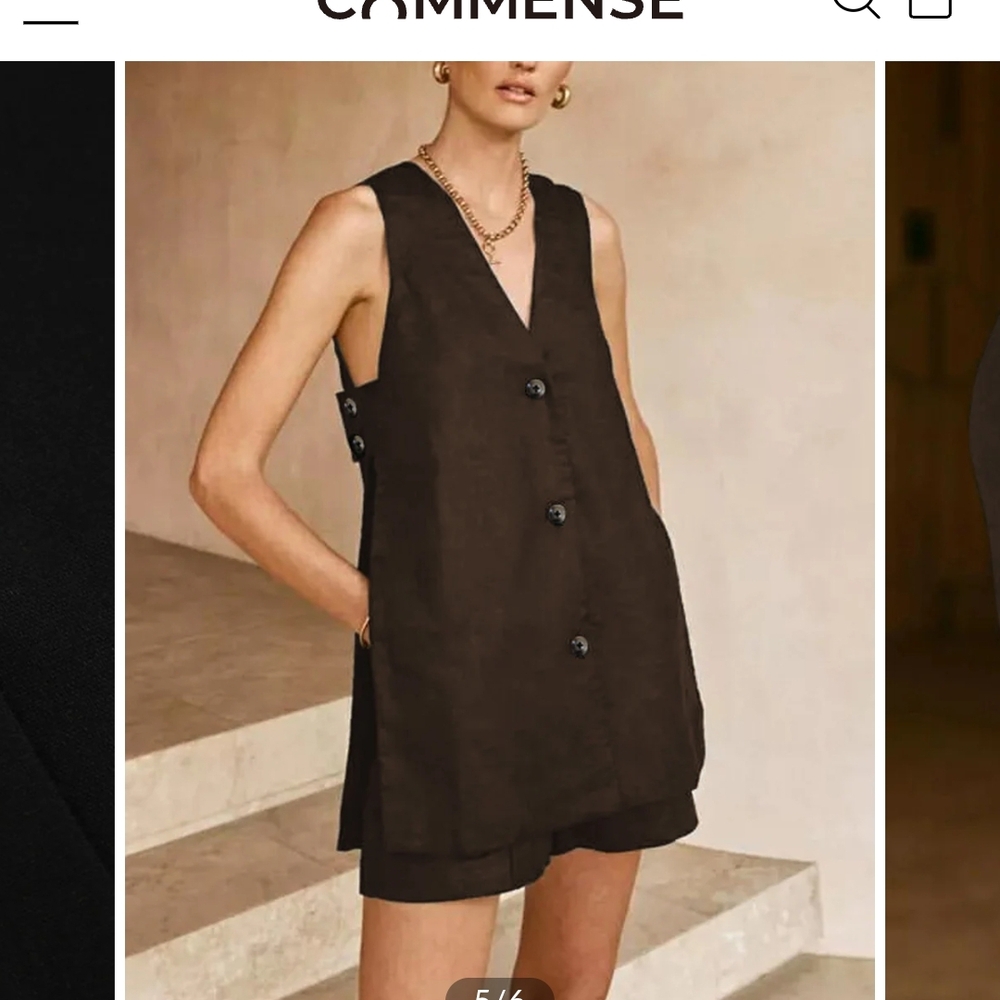 Commense Black Women's Shorts